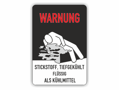 bewusstlose person, text stickstoff kühlmittel