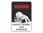 bewusstlose person, text stickstoff kühlmittel