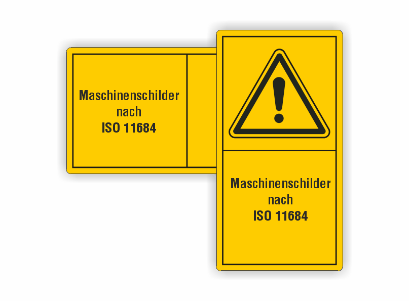 Maschinenschilder nach ISO 11684